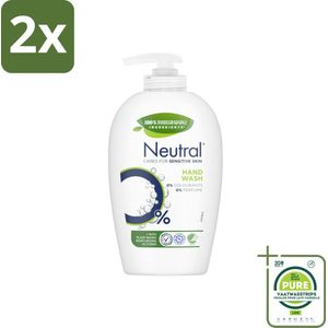Neutral Vloeibare Handzeep 250 ml - Voordeelverpakking - 2 stuks - Vloeibare handzeep - Gevoelige huid