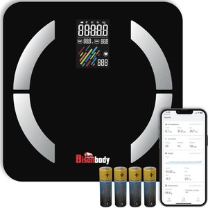 Slimme digitale weegschaal voor fitness met 22 metingen