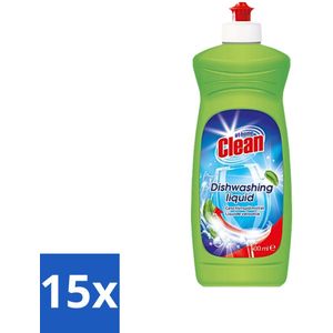 At Home - Clean - Afwasmiddel - Ultra - Stralend Schone Vaat - 500 ml - Bulkverpakking - 15 stuks