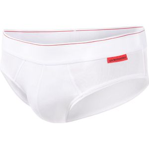 Undiemeister - Slip - Slip heren - Ondergoed - Gemaakt van Mellowood - Tencell - Boxer briefs - Chalk White (wit) - 1 Stuk - M