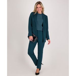 Je m'appelle Travelstof Dames Broek Chino Met stretch - Groen - Maat XS