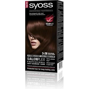 SYOSS Color baseline 3-28 Pure Chocolade - 1 stuk - Voordeelverpakking 12 stuks
