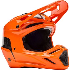 FOX V3 RS Fracture Carbon Oranje Crosshelm - Maat L - Helm