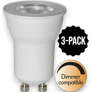 3-Pack | Spot - GU10 - 2.8W - Warm Wit - 3000K - Dimbaar