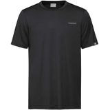 Head - Easy Court - T-shirt - Zwart - Korte Mouwen - 152 cm Jongen