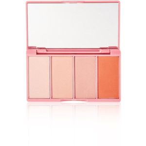 Bellapierre Pro Blush palette 4 tinten