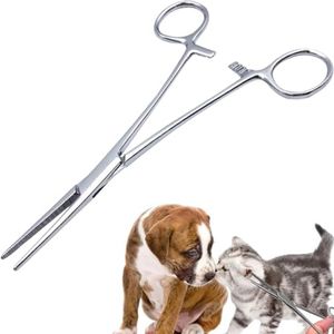 Oorhaarpincet voor huisdieren - Roestvrij staal, Hemostaat, Dierpincet voor honden en katten