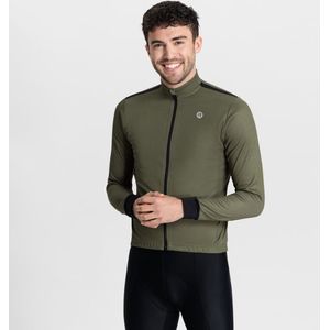 Rogelli Core Fietsshirt Heren Lange Mouwen - Wielershirt - Comfort fit - Groen - Maat S