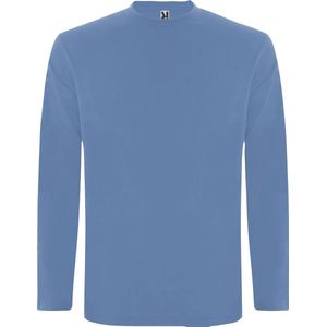 Denim Blauw Effen t-shirt lange mouwen model Extreme merk Roly maat M