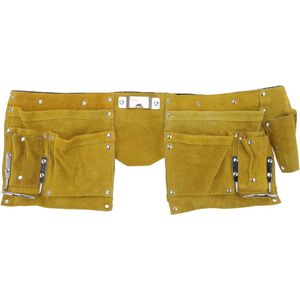 Candala Gereedschapsriem, snelsluiting draagbare lederen gereedschapsriem schort voor tuinieren