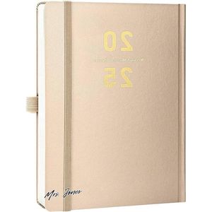Mrs. Jones Kalender 2025 180 papier 213 x 145 mm 12 maanden weekplanner kaki .