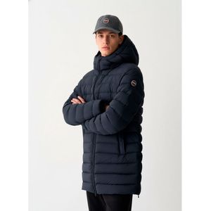 Colmarvoor mannen. 1264 Navy jasje met zijsplitten en zijsplitten (46), Casual, Polyamide, Marineblauw