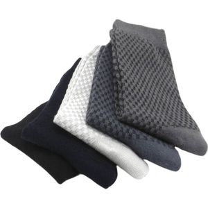 ADA® - Bamboe sokken - Ademend - Antibacterieel - 39-44 - 5 paar - Set van 5 kleuren