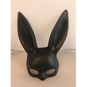 WiseGoods Luxe Bunny Masker Dames - Gala Masque - Mask - Sexy Maskers - Maskertjes Feest - Carnaval - Verkleedkleding - Zwart