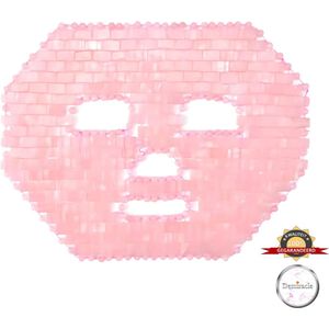Demiracle® Rose Quartz Face Mask – Anti Aging – Anti Rimpel – Wallen – Spa – Oogmasker – Gezichtsmassage – Gua Sha – Jade Roller – Beauty – Relax – Massage – Cadeau