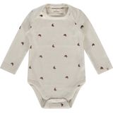 A Tiny Story baby romper long sleeve Unisex Rompertje - creme - Maat 62