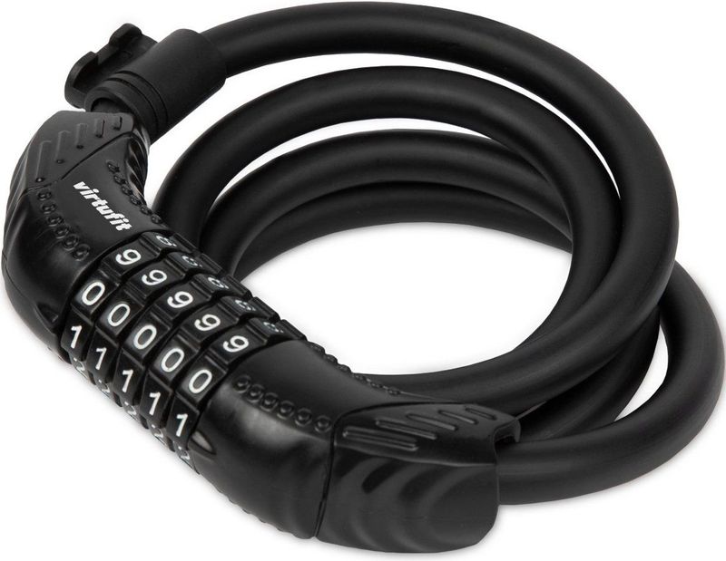 VirtuFit - Cijferslot - Combinatieslot - Fietsslot - Staal - Compact