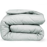 DoubleDry - 2 in 1 Dekbed - Licht Grijs - 200x200 - Tweepersoons Wasbaar Dekbed Zonder Overtrek