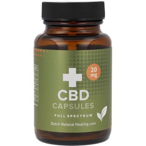 Dutch Natural Healing - CBD Capsules 20MG - 60 stuks - 100% Vegan & Full spectrum