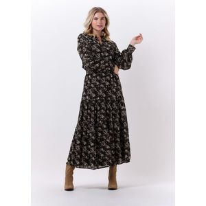 Sofie Schnoor - Maxi Jurk - Zwart - Dames - Elegant Stijl