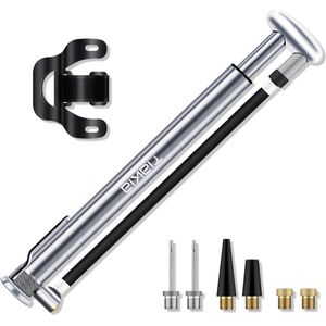 Mini-fietspomp, draagbare luchtpomp, 210 psi, hoge druk, handpomp, klein en licht, compact, voor Presta- en Schraderventiel, voor mountainbikes, racefietsen, BMX