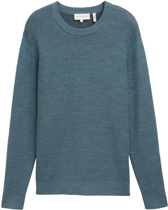 Tom Tailor - Comfort Wool - Trui - Met Structuur