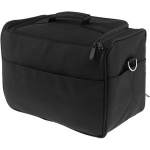 Opbergtas voor krultang, gereedschapstas voor kappers, make-uptas voor op reis, set van 1 stuk - Zwart