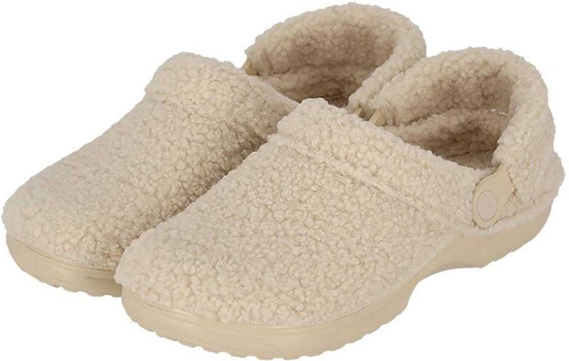 Morethansocks - Klomp pantoffels dames - Teddy - Maat 37 t/m 42 - Dames pantoffels - Dames klomp - pantoffels dames - sloffen dames