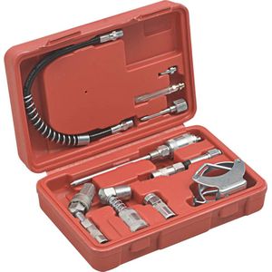 vidaXL Smeersets - Smeerslangen - 11-delige Smeermiddelaccessoireset - Smeerwerktuigen - Smeermiddelen - Autoonderdelen