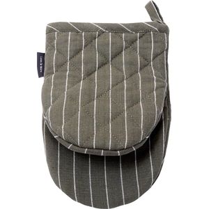 Pinstripe Mini Ovenwant sage groen 14x20cm (set of 2)