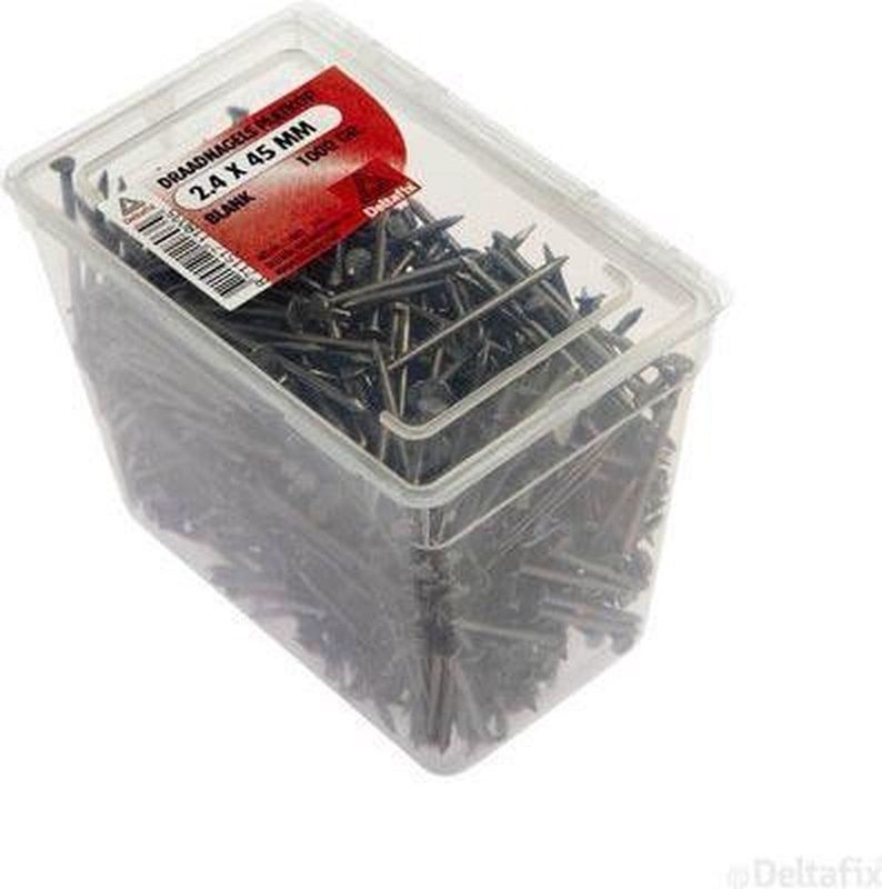 Deltafix - Draadnagel - 2.4x45mm - 1kg - Tuinieren/Ijzerwaren