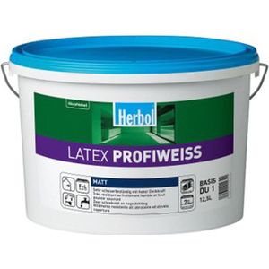 Herbol Latex Profiweiss 12.5 liter  - RAL 9010