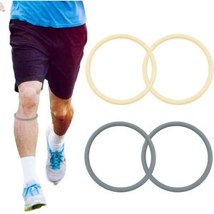 Patellapeesbandages met siliconen voor knieondersteuning - Set van 4stuks