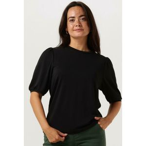 Minus Darsy Puff Sleeve T-shirt Tops & T-shirts Dames - Shirt - Zwart - Maat M