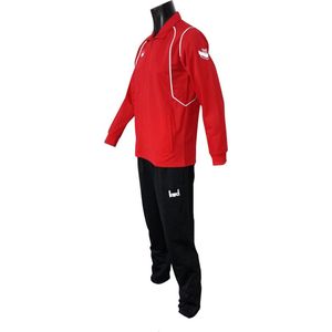 KWD Trainingspak Victoria - Rood/wit/zwart - Maat 116