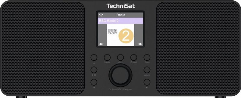 TechniSat - Classic 300 IR - FM en Internetradio - Zwart - Bluetooth en Wi-Fi