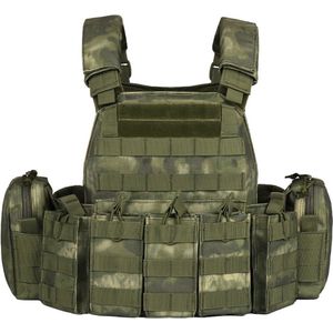 Livano Airsoft Kleding - Tactical Vest - Leger Vest - Indoor & Outdoor Airsoft Accesoires - Airsoft Gear - Paintball - Groene Camouflage