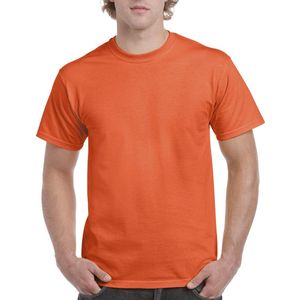 T-shirt met ronde hals 'Ultra Cotton' Gildan Orange - M