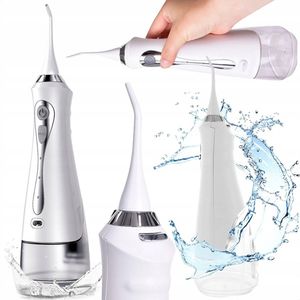 Golermo Draadloze Mondspoeler – Dental Waterflosser met 230ml Groot Reservoir – 3 Modi (Zacht, Sterk, Pulse) – USB Oplaadbaar – Inclusief Tip & 3 Opzetstukken