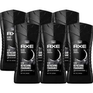Axe Douchegel – Black 250 ml (6 stuks)