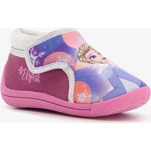 Frozen kinder pantoffels met glitters - Roze - Maat 28 - Sloffen