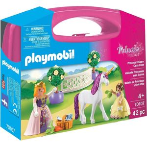 PLAYMOBIL Koffertje Prinses met Eenhoorn - 70107