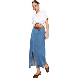 Trendyol Rok  blauw denim