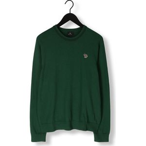 Paul Smith Mens Sweater Crew Neck Zeb Bad Truien & Vesten Heren - Sweater - Hoodie - Vest- Groen - Maat S