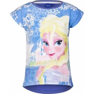 Frozen - Disney Frozen t-shirt - meisjes - blauw - maat 104