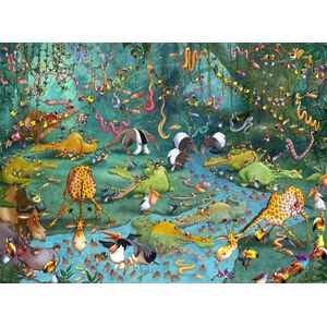 Grafika - Legpuzzel - François Ruyer: Jungle - puzzel - 2000 stukjes