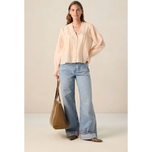 Sissy-Boy - Blouse - Lichtoranje - Met Ruffles