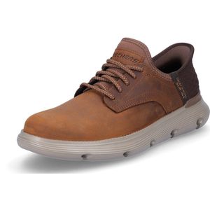 Skechers - Garza Gervin - Herensneakers - Bruin - Slip-ins