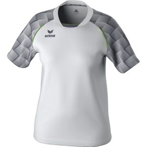 Erima Evo Star Shirt Korte Mouw Dames - Wit / Slate Grey | Maat: 44