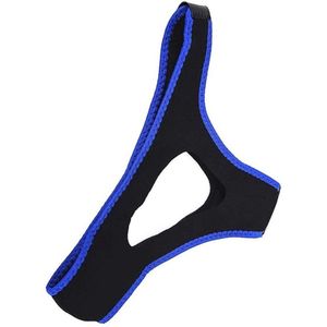 Anti Schnarchen Kinnriemen - Gegen Schnarchen - Bevordert Neusademhaling Verstelbaar Comfortabel - 1 Stuk - Voor Volwassenen En Tieners Blauw